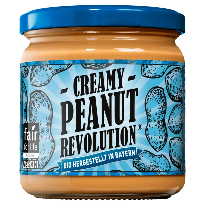 Peanut Revolution Bio Erdnussbutter Creamy 375g